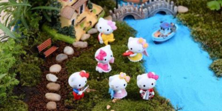 ตุีกตาจิ๋ว Kitty ชุด 6 ตัว (B)