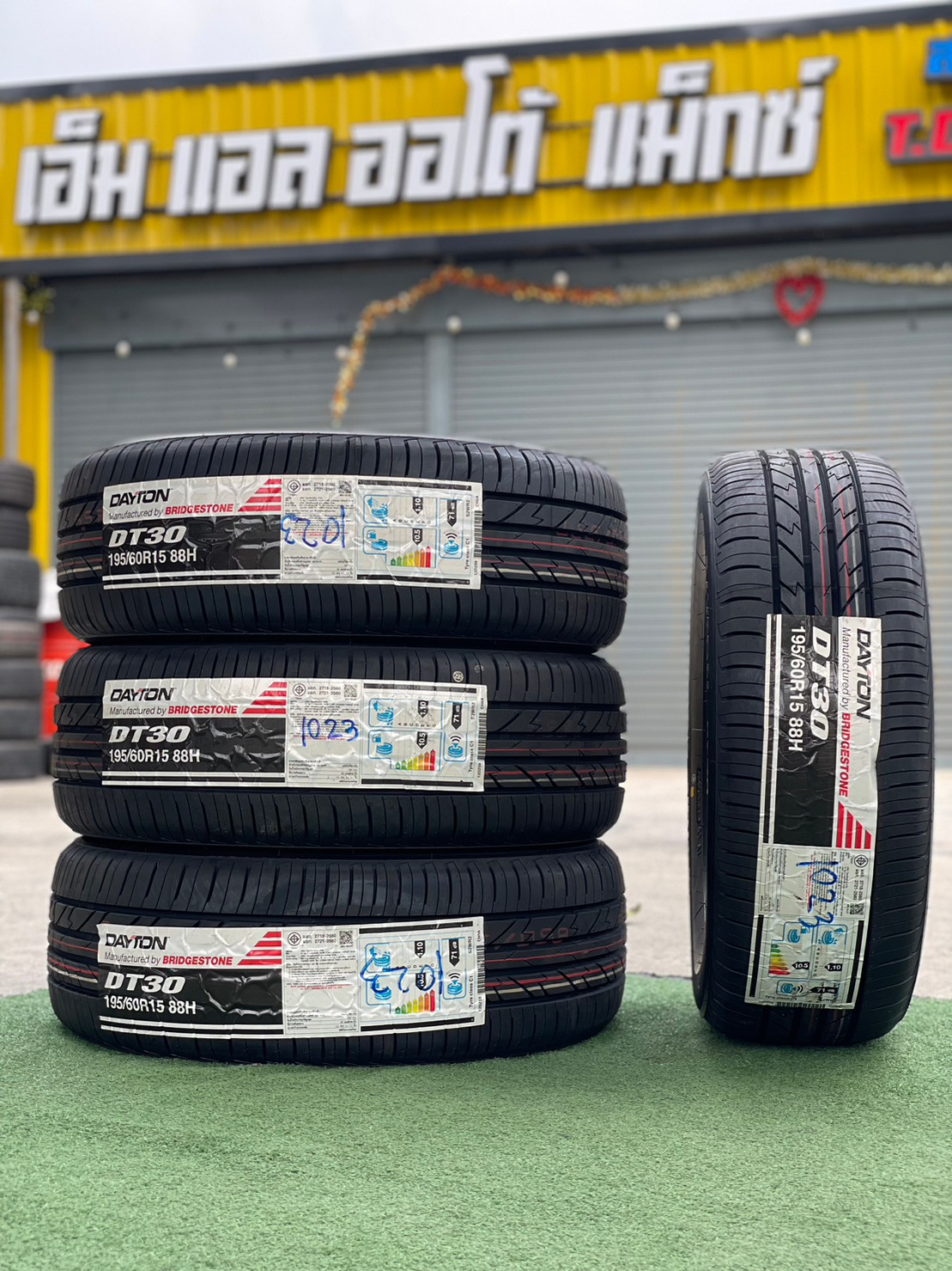 ยางใหม่195/60R15 Dayton DT30 By Bridgestone ยางใหม่ปี2023
