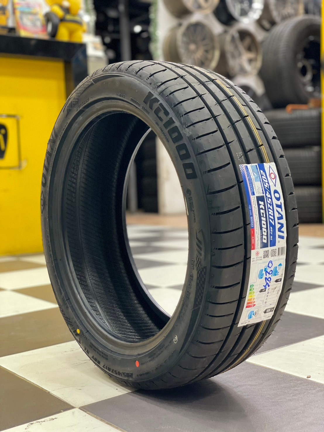 ยางใหม่โอตานิ OTANI #KC1000 205/45R17 ยางใหม่ปี2024
