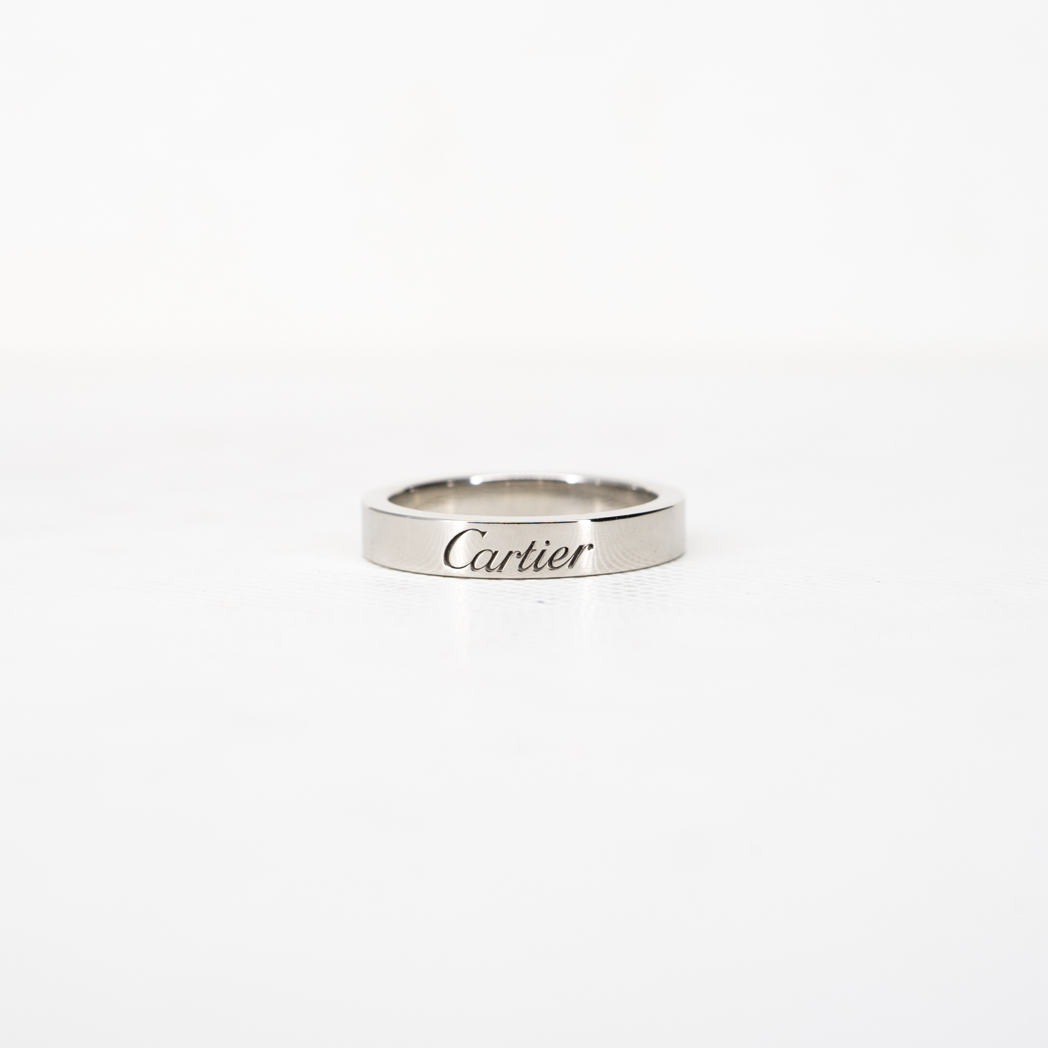 แหวน Cartier C De Cartier Band Platinum950 ไซส์45# (Used)