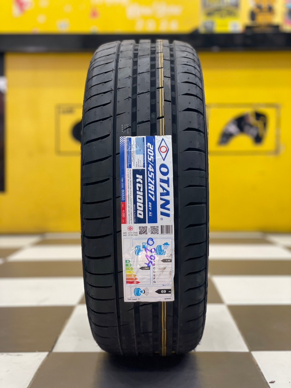 ยางใหม่โอตานิ OTANI #KC1000 205/45R17 ยางใหม่ปี2024