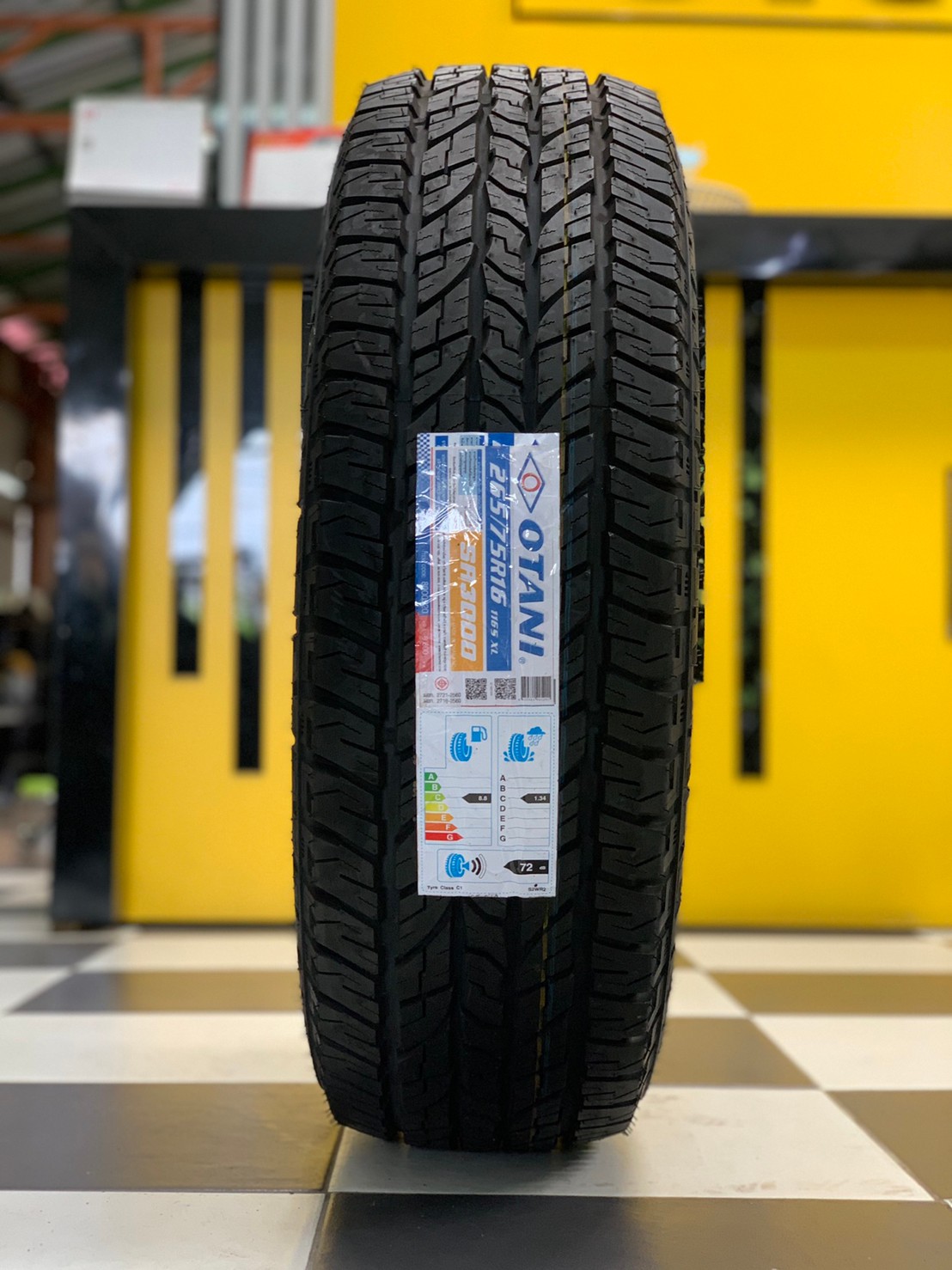ยางโอตานิ OTANI SA3000 265/75R16 ยางใหม่ปี2021 ราคาพิเศษพร้อมติดตั้งฟรี สามารถสอบถามเพิ่มเติมได้ค่ะ