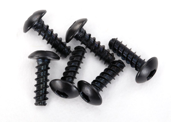 7943 Screws, 2.6x8mm button-head, self-tapping (hex drive) (6)