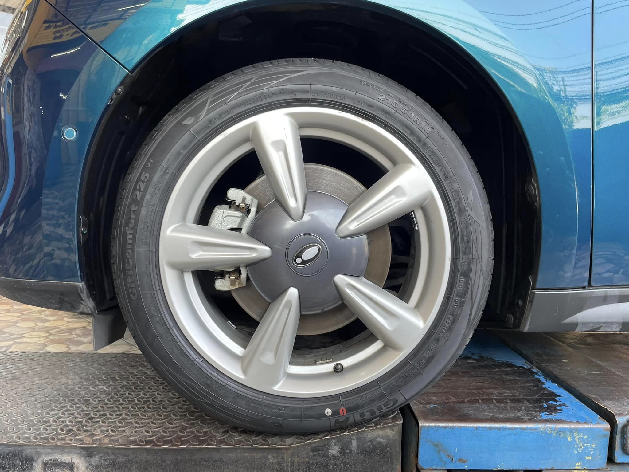 #ORA_Goodcat เปลี่ยนยาง ยางใหม่ #GITI #Comfort225v1 #215/50R18 ยางใหม่ปี2024