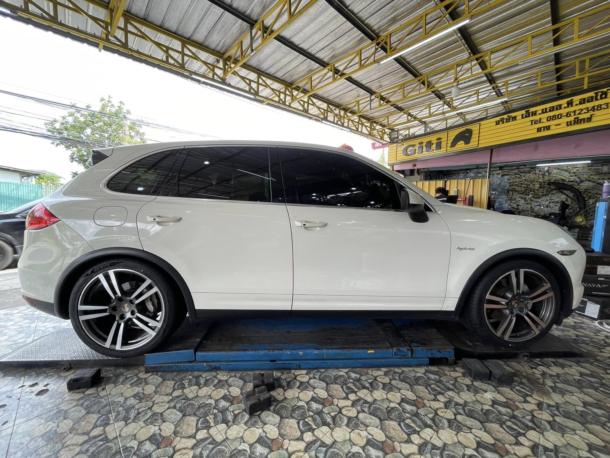 🚘 #PORSCHE_CAYENNE❤️❗️🎉 🛞 #GT RADIAL SPORTACTIVE2_295/35R21