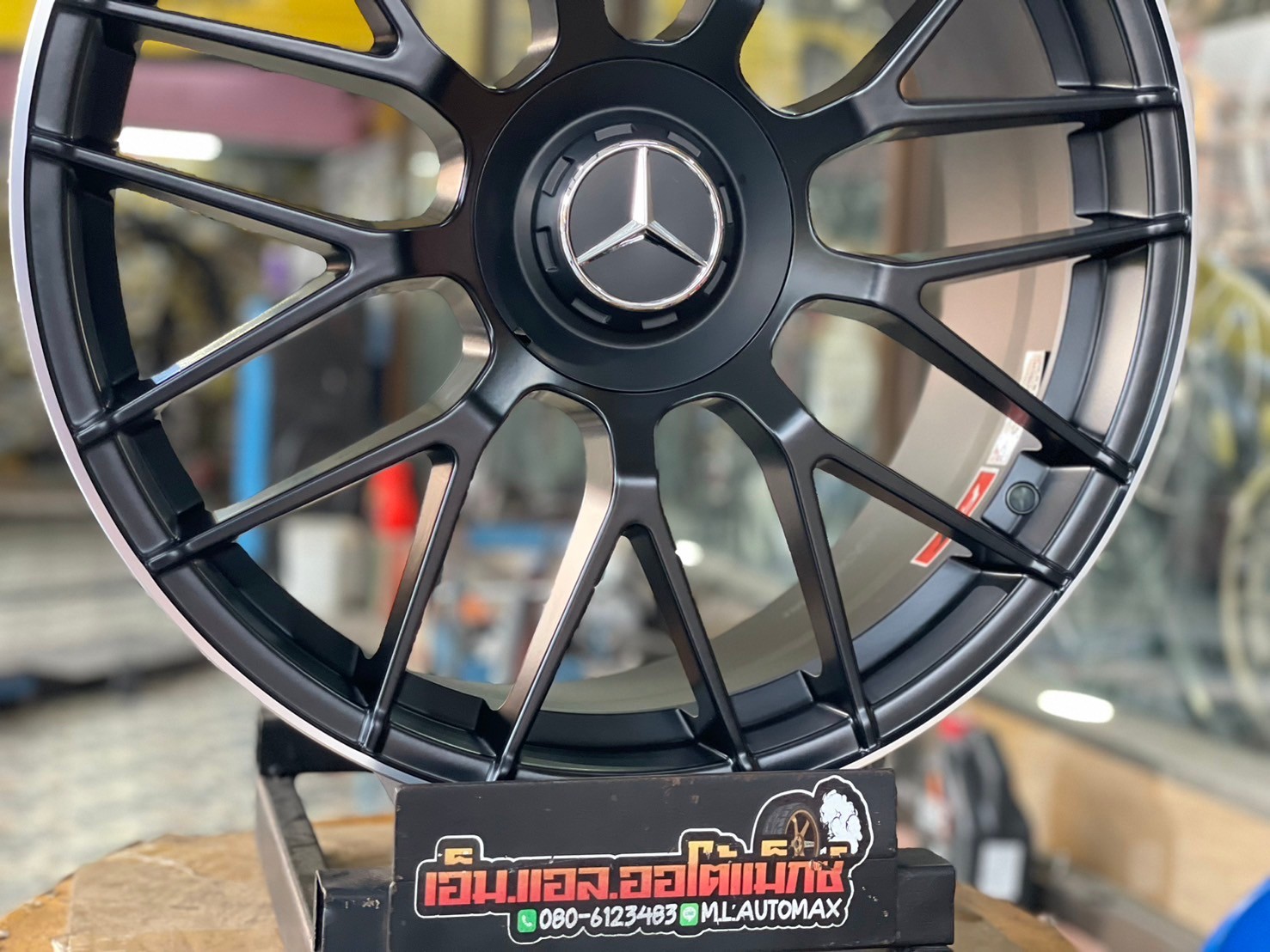 ล้อแม็กซ์ใหม่ สำหรับใส่รถ Mercedes-Benz ขอบ19" นิ้ว ล้อเบาผลิตแบบ Flow Forming
