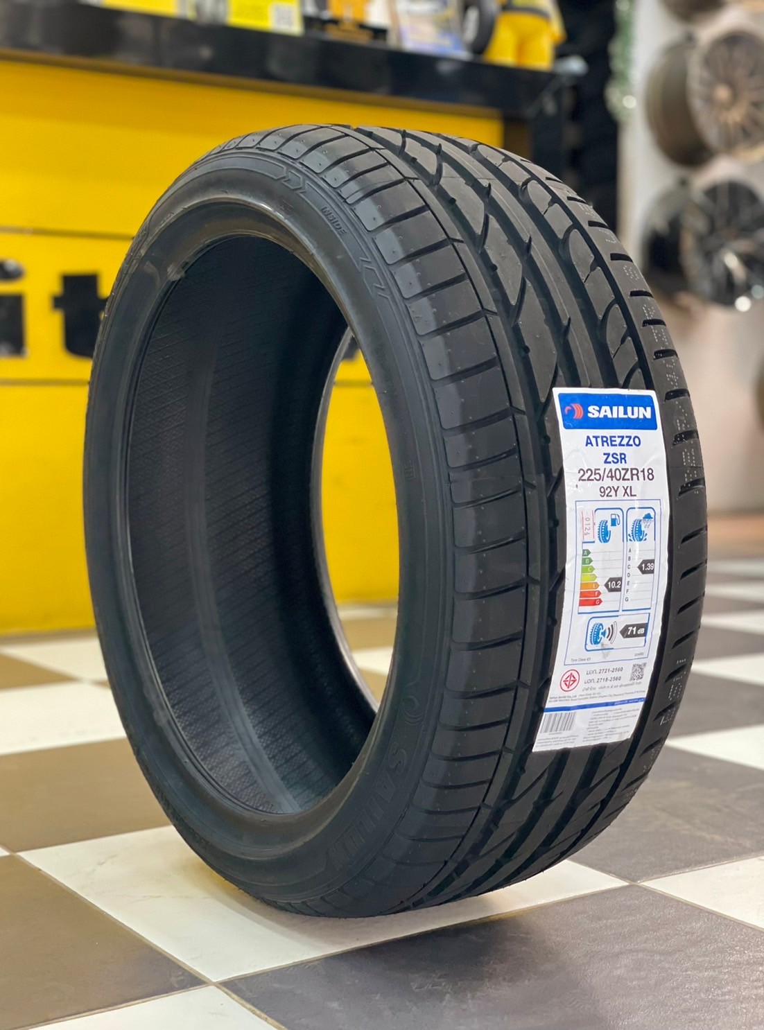 ยางไซหลุน #Sailun Atrezzo ZSR 225/40R18 ยางใหม่ปี2024