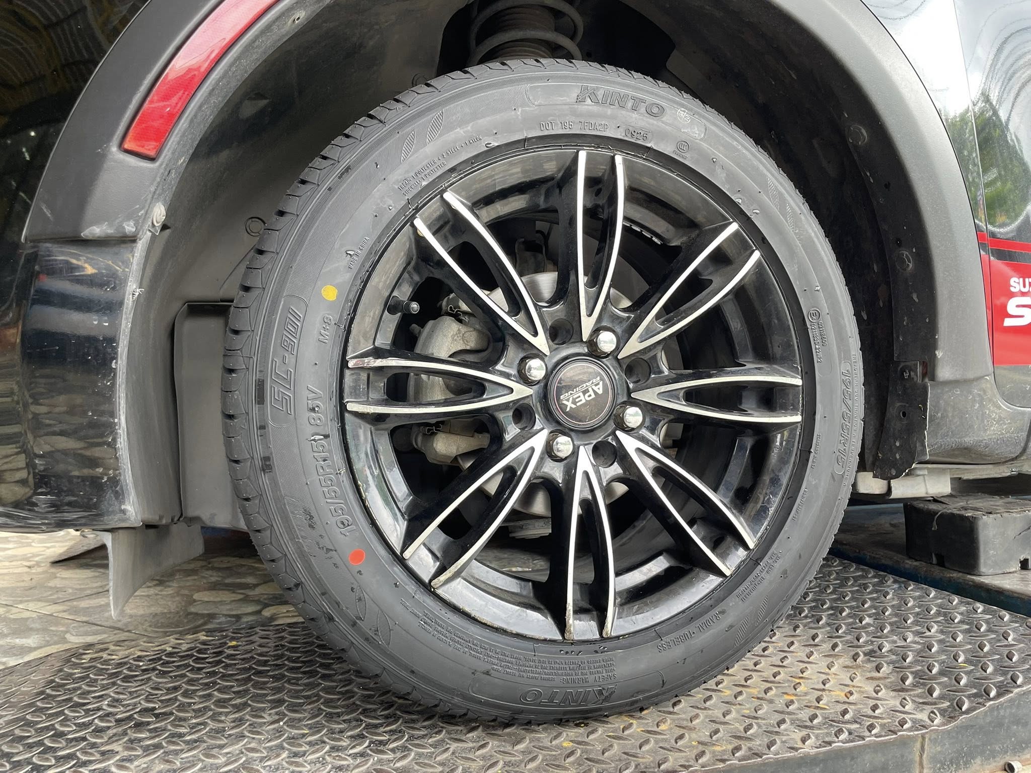 #SUZUKI_SWIFT 🚘เปลี่ยนยาง 🛞🐘#KINTO_SC901_195/55R15