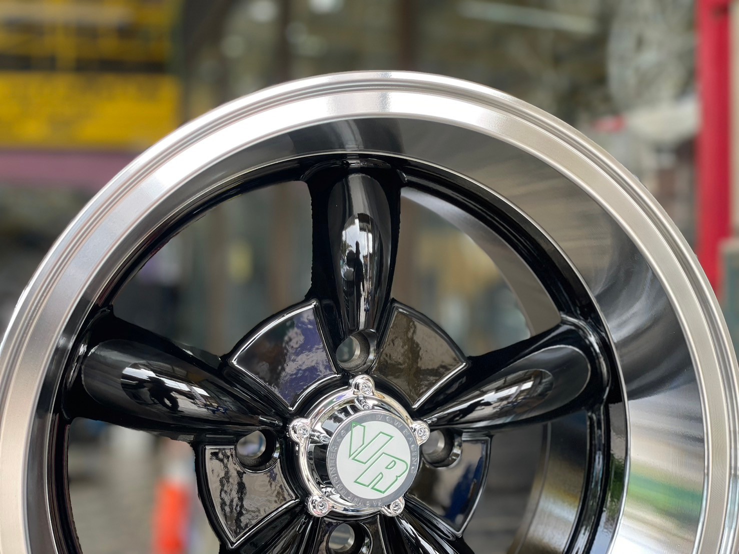 ล้อแม็กใหม่ขอบ13 ลายล้อกล้วย #MGW #MF-5134 13x7 ET-7 4x100 #สีดำขอบเงา