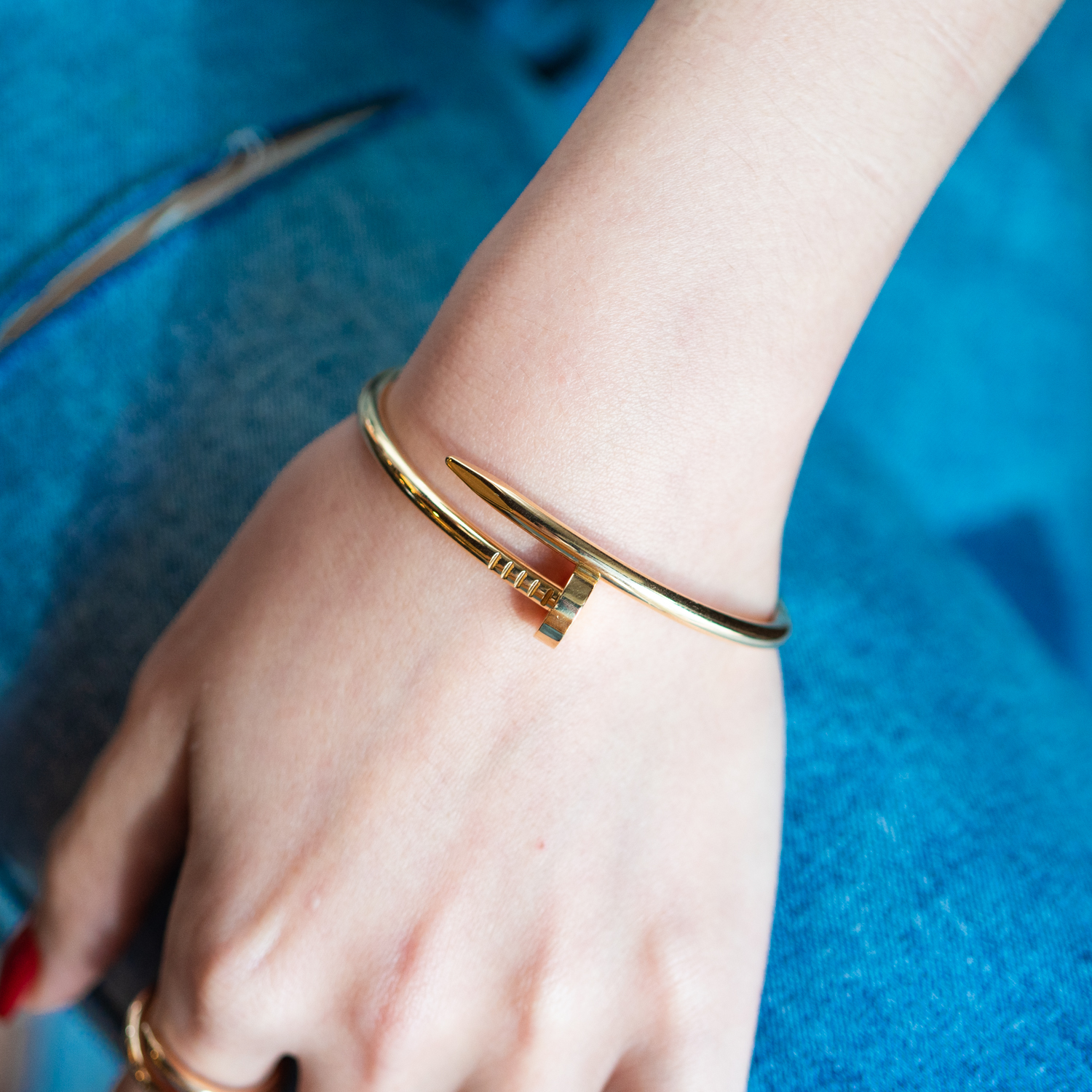 กำไล Cartier Juste un Clou Bracelet ทองคำ18K ไซส์ 15# (Used) +กล่องและการ์ดไทย2022