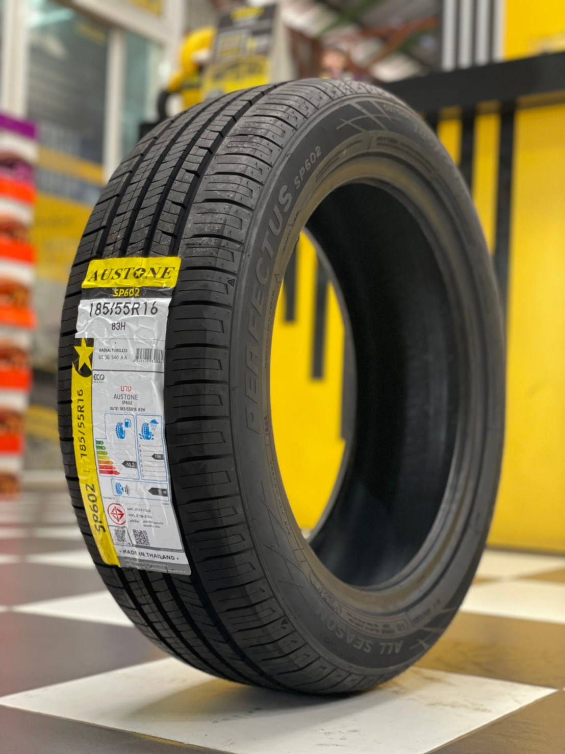 ยางใหม่AUSTONE SP602 185/55R16 ยางใหม่ปี2022