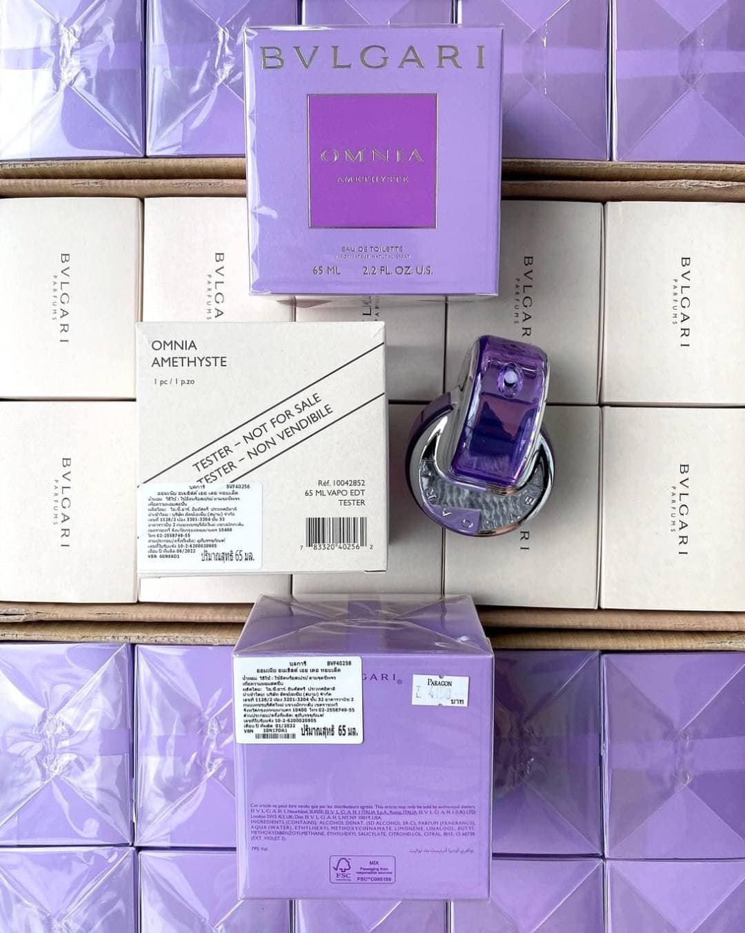 น้ำหอมBvlgari Omnia Amethyste EDT ขนาด 65ml (Testerกล่องขาว)