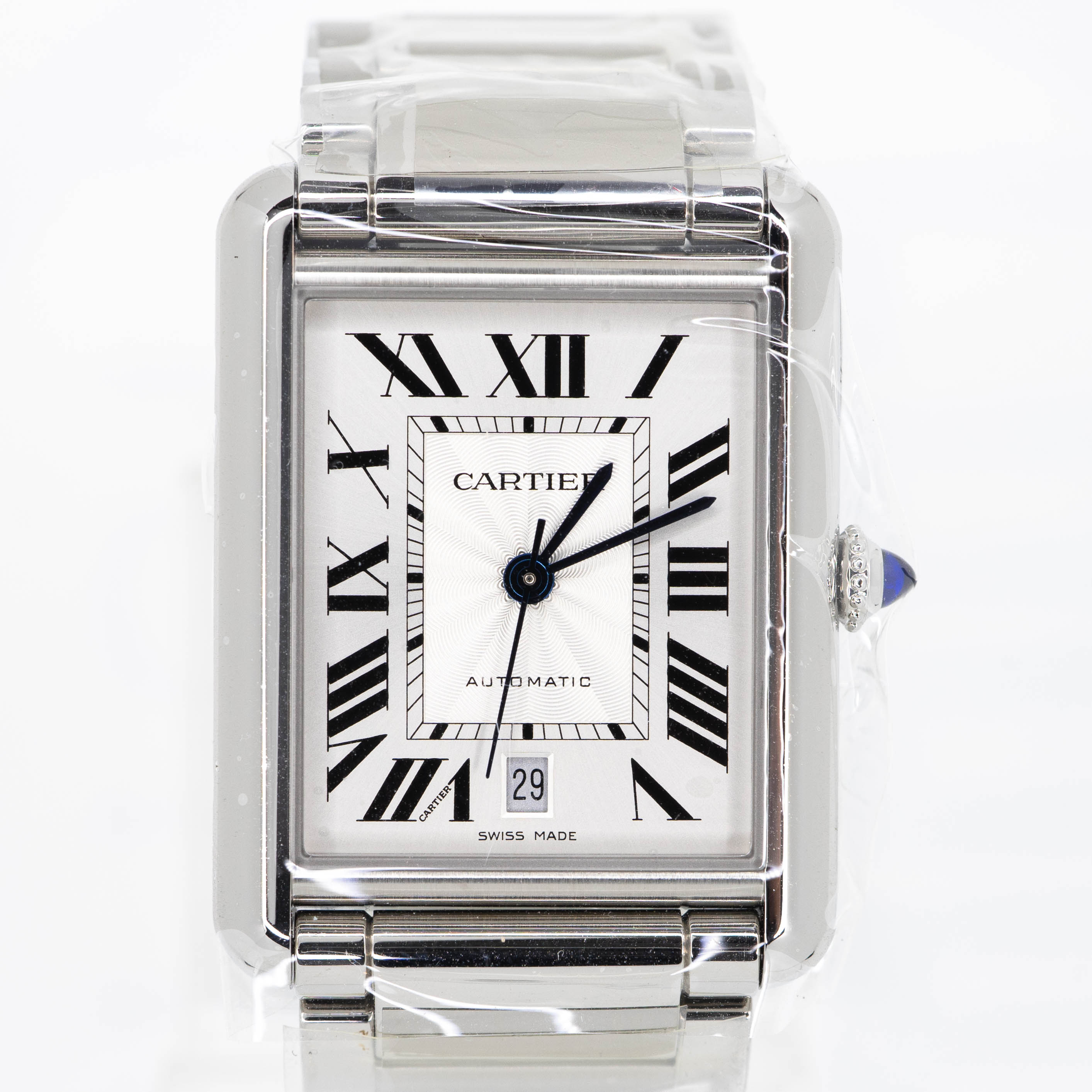 **Sold** นาฬิกา Cartier Tank Must Watch Extra-large model in Steel, Automatic Movement, Steel Bracelet Ref. WSTA0053 (Used) +กล่องและการ์ดไทย2022