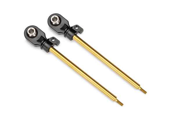 10964T Shock shafts, GT-Maxx®, 110mm (assembled with rod ends & hollow balls) (TiN-coated) (2) [สำหรับ 1/5 FUNCO]