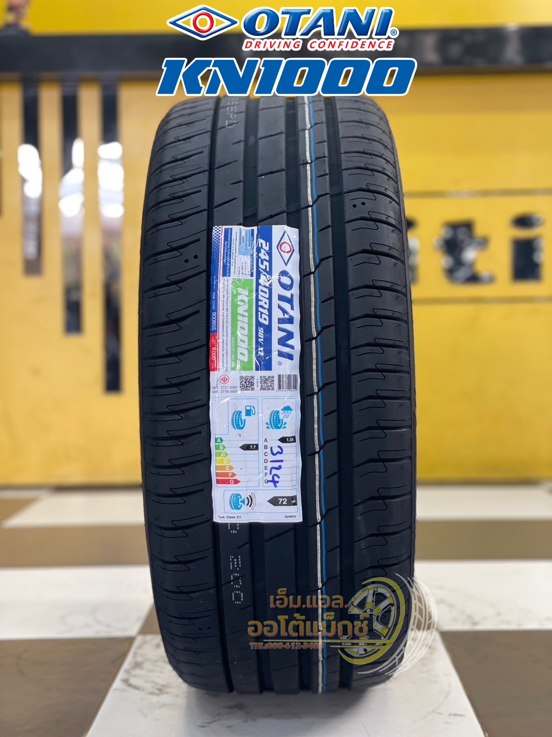 #OTANI #KN1000 245/40R19 ยางใหม่ปี2024