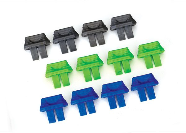 2943 Battery charge indicators (green (4), blue (4), gray (4))