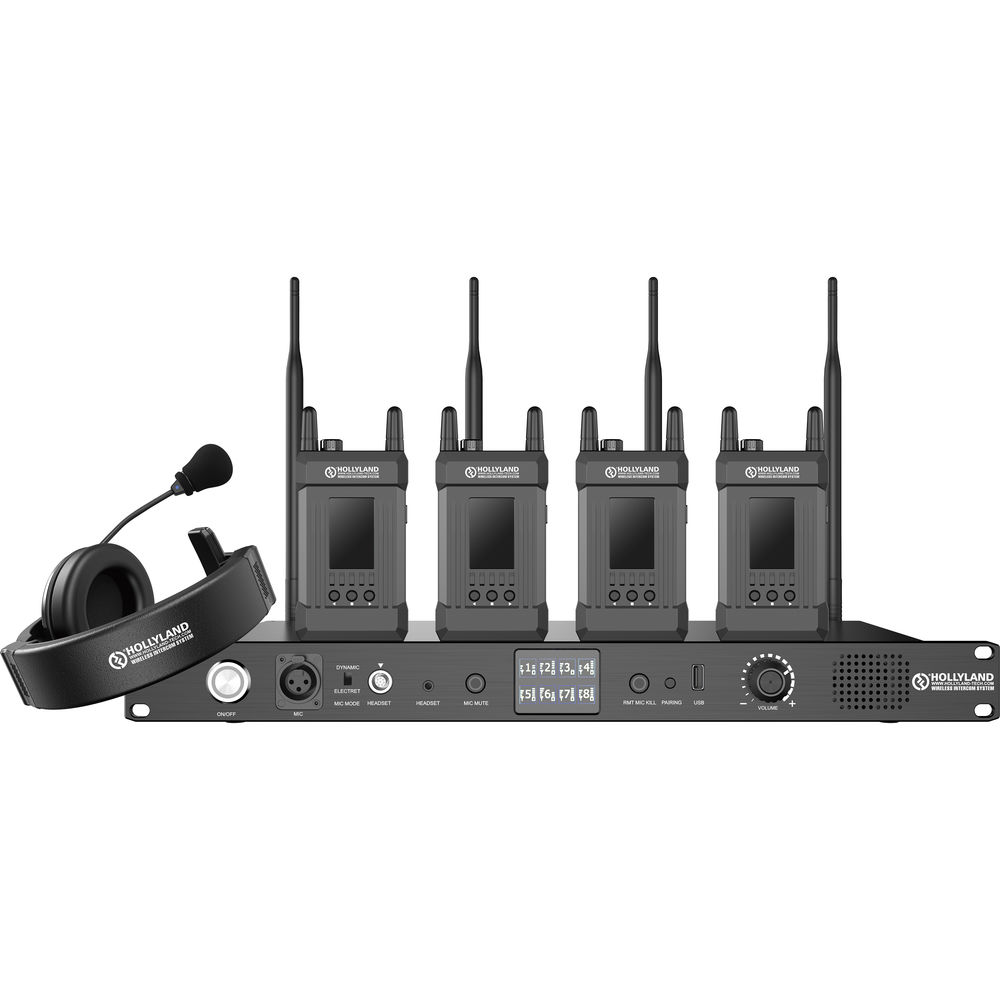 Hollyland Syscom 1000T-4B Full Duplex Intercom System