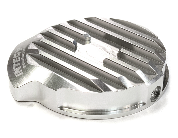 INT-C26191SILVER Billet Machined Motor Cover for Traxxas 1/10 Slash 4X4 VXL
