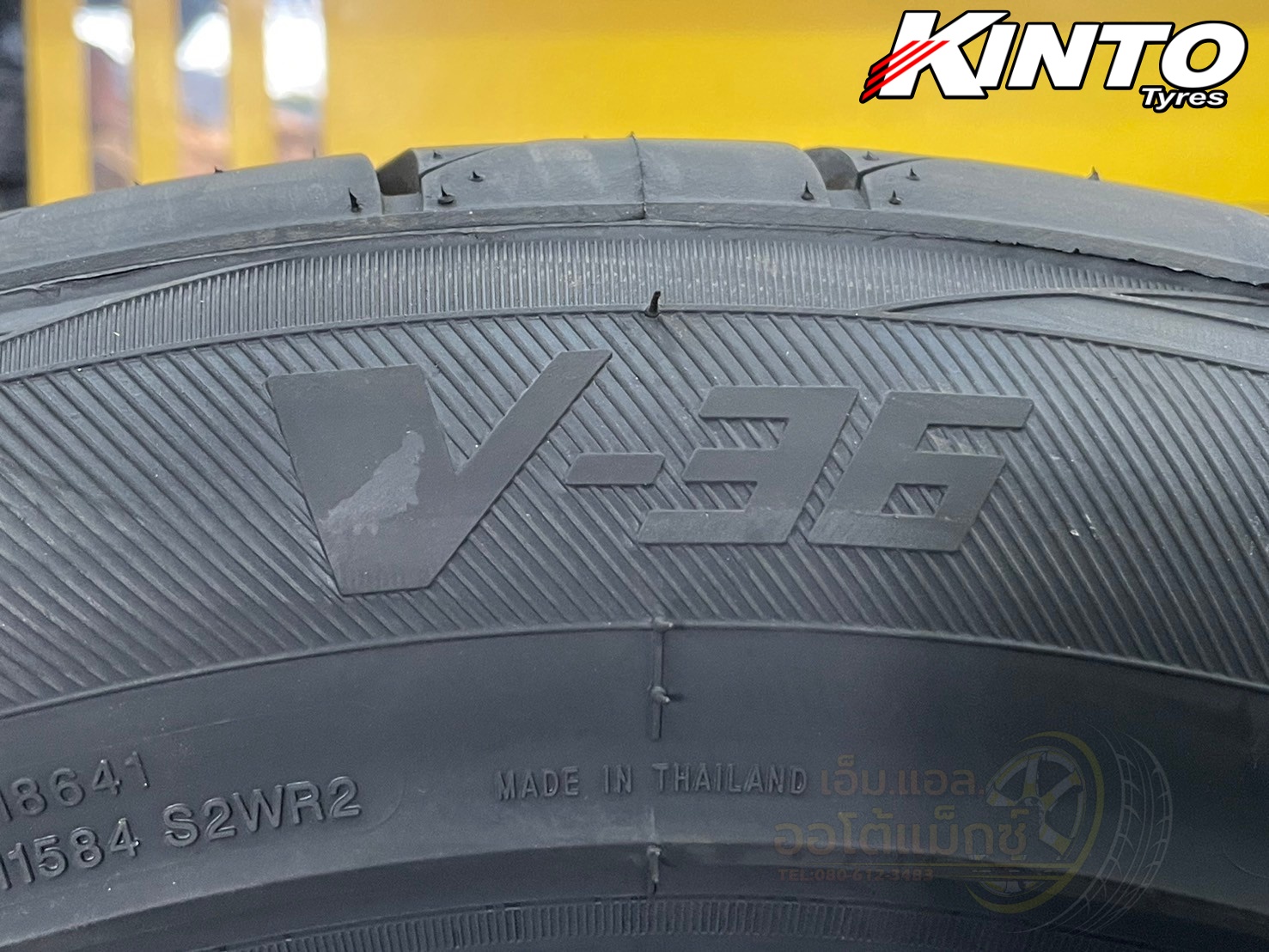 KINTO V36 255/50R18 ยางใหม่ปี2025 #Made in Thailand