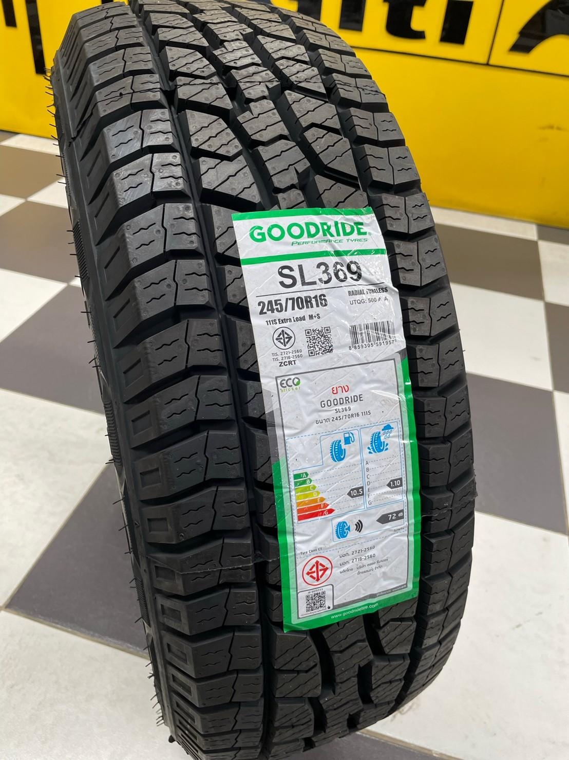 245/70R16 Goodride SL369 ยางAllTerrian ยางตัวหนังสือสีขาว ยางใหม่ปี22