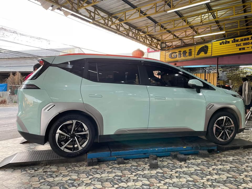 🙏 #ขอบพระคุณลูกค้ามากๆค่ะไว้วางใจใช้บริการเอ็มแอลออโต้แม็กซ์ 🚘 #AION_Y🛞 #OTANI #EK3000 215/55R17