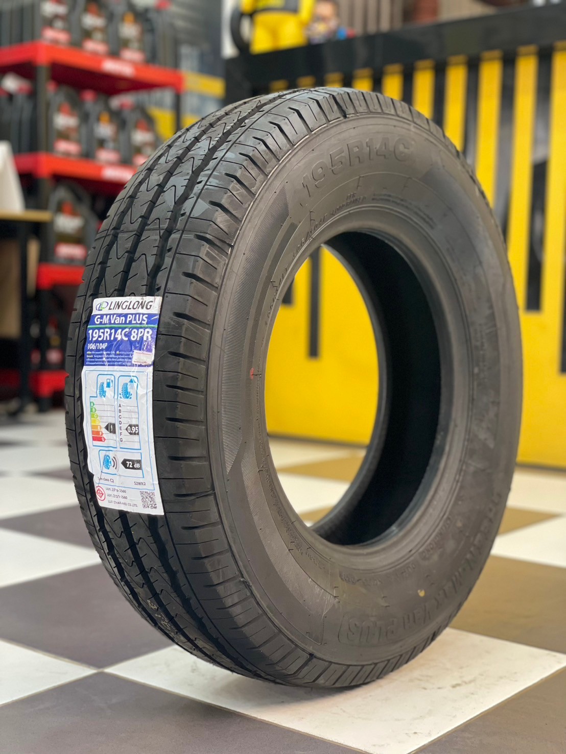 ยางหลิงหลง ยางผลิตไทย Linglong Vanplus 195R14 ยางใหม่ ปี2024