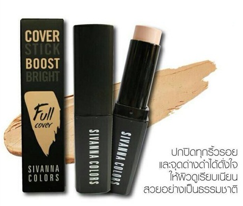 Sivanna Colors Cover Stick Boost Bright Concealer คอลซีลเลอร์สติ๊ก คอนซีลเลอร์ชนิดแท่ง