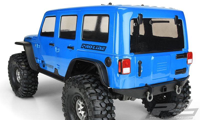 PRO-3502-00 1/10 Jeep Wrangler Unlimited Rubicon Clr Body 12.8" WB TRX-4