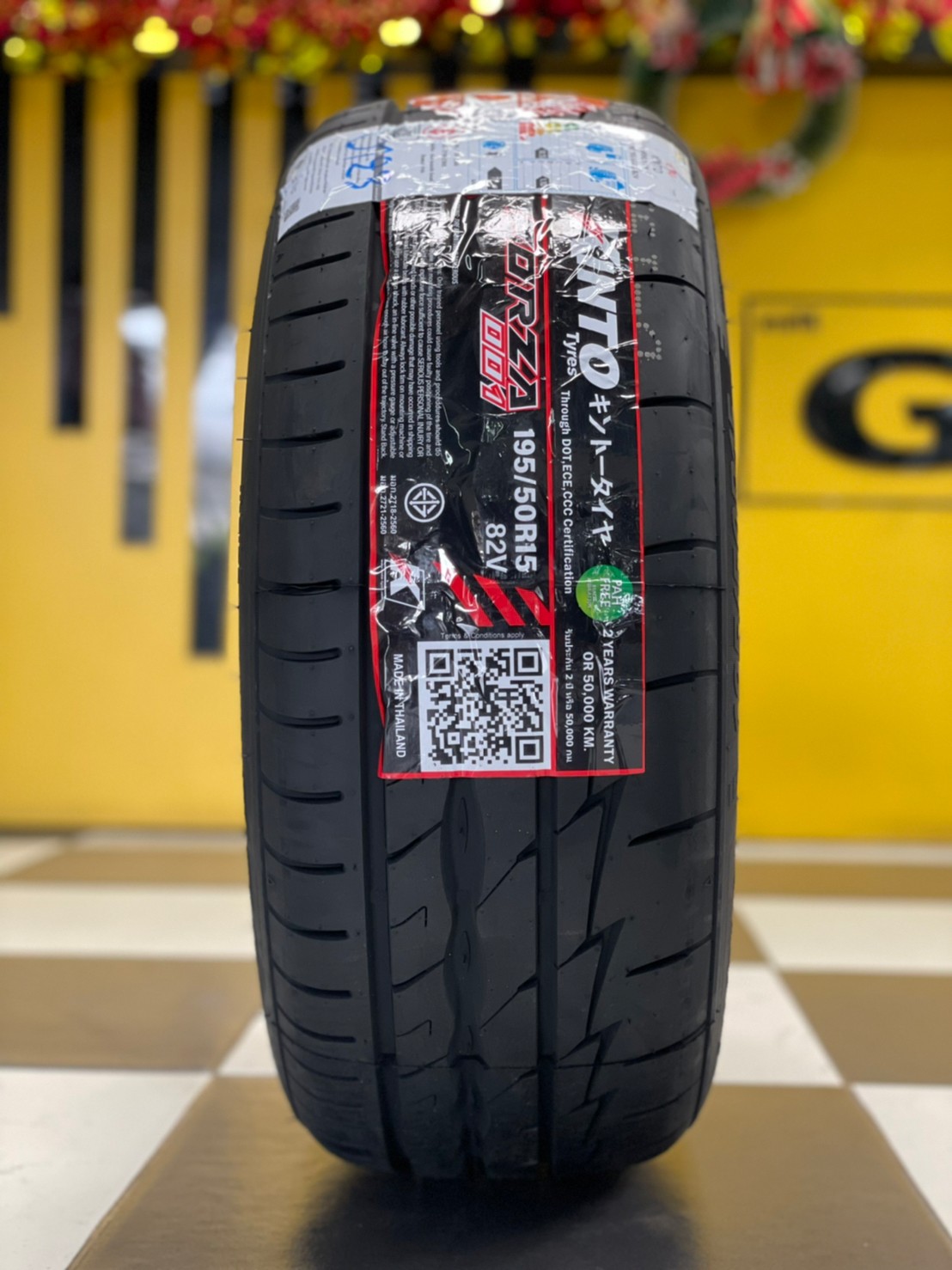 #ยางคินโต๊ะ #KINTO FORZA 001 Treadwear 280 195/50R16 ยางใหม่ปี2022 2เส้น ยางปี2023 2เส้น ลดราคาพิเศษ เพียงชุดละ5600บาท (สินค้ามีจำนวนจำกัด)