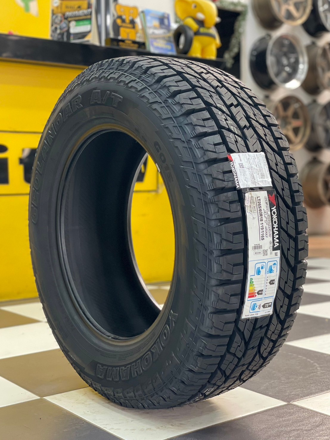 ยางใหม่ YOKOHAMA GEOLANDAR A/T G015 265/60R18 ยางใหม่ปี2024