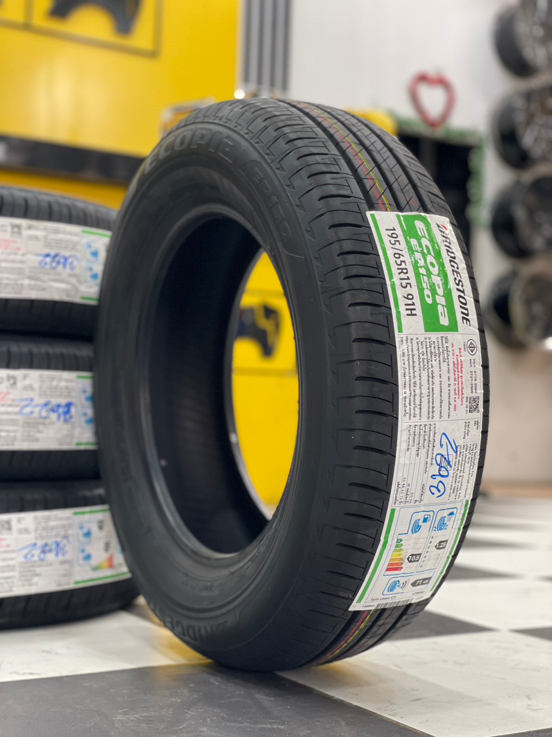 ยางใหม่ #บริจโตน #BRIDGESTONE #Ecopia #EP150 #195/65R15 ยางใหม่ปลายปี22