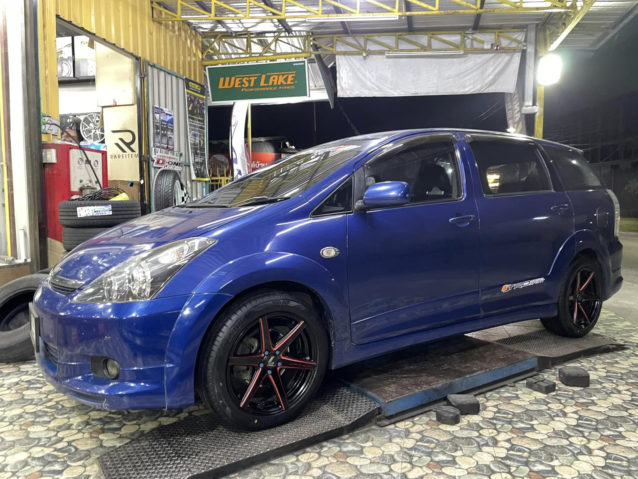 #TOYOTA #WISH #เปลี่ยนยาง #OTANI #KC2000 215/50R17