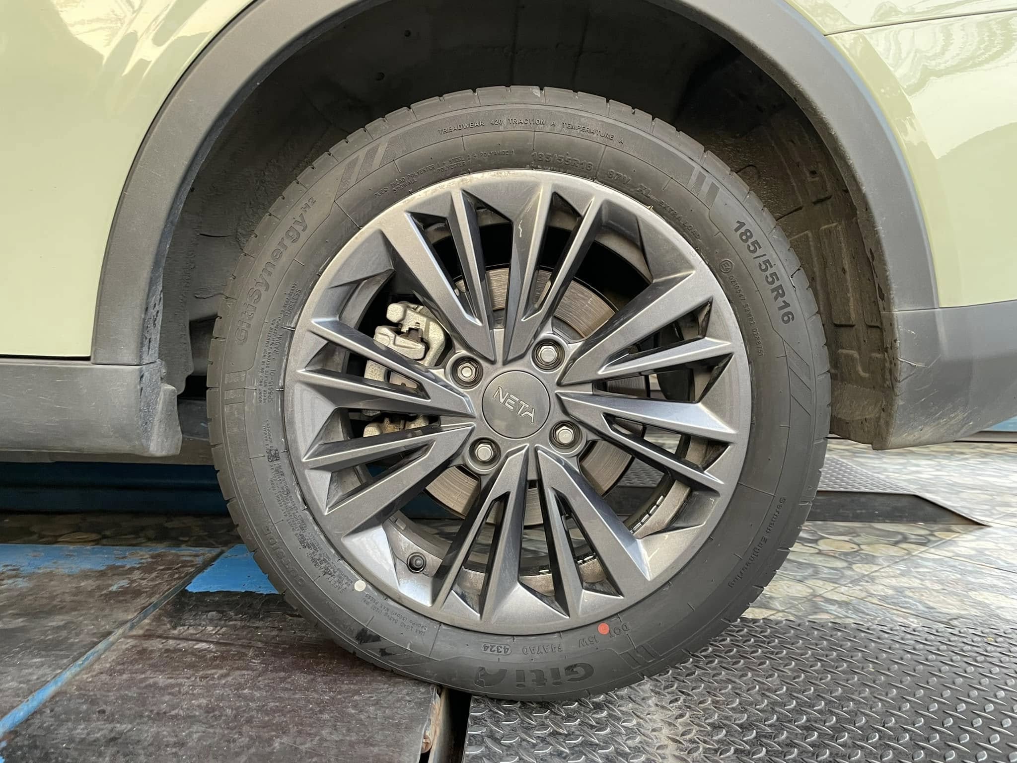 #NETA_V🛞 #GITI_SynergyH2_185/55R16 #บริการตั้งศูนย์ล้อ❤️