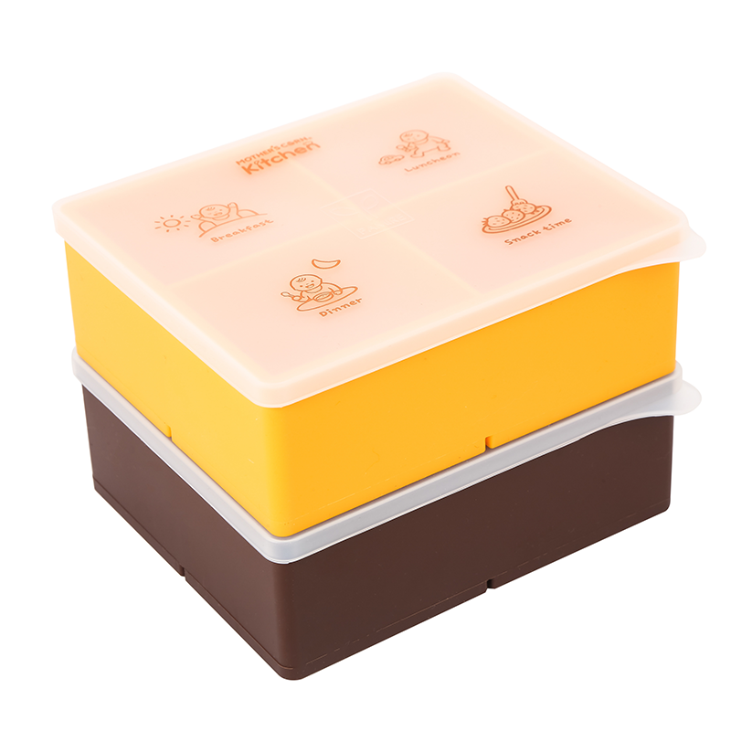 Silicone Freezer Cubes L Brown