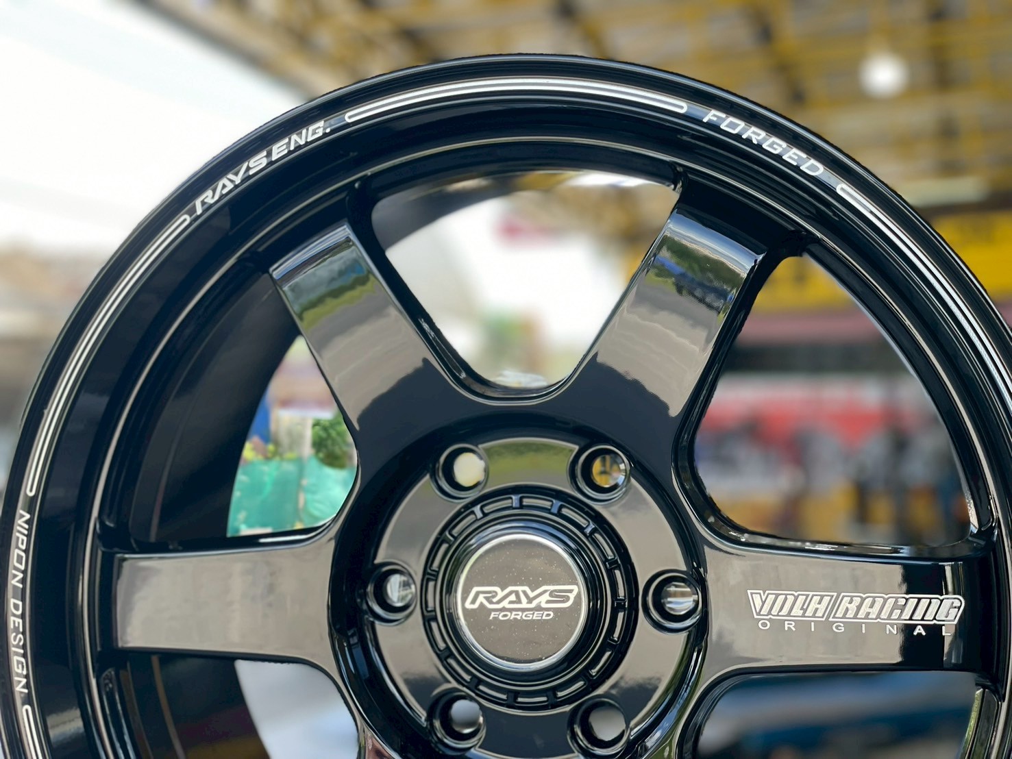 ล้อแม็กซ์ใหม่ขอบ18" #Wheels Performance #TE37 ขอบ18 สีดำเงา ล้อเลเซอร์ตัวหนังสือสีขาว #Model WP270 18x8.5 ET35 6x139.7