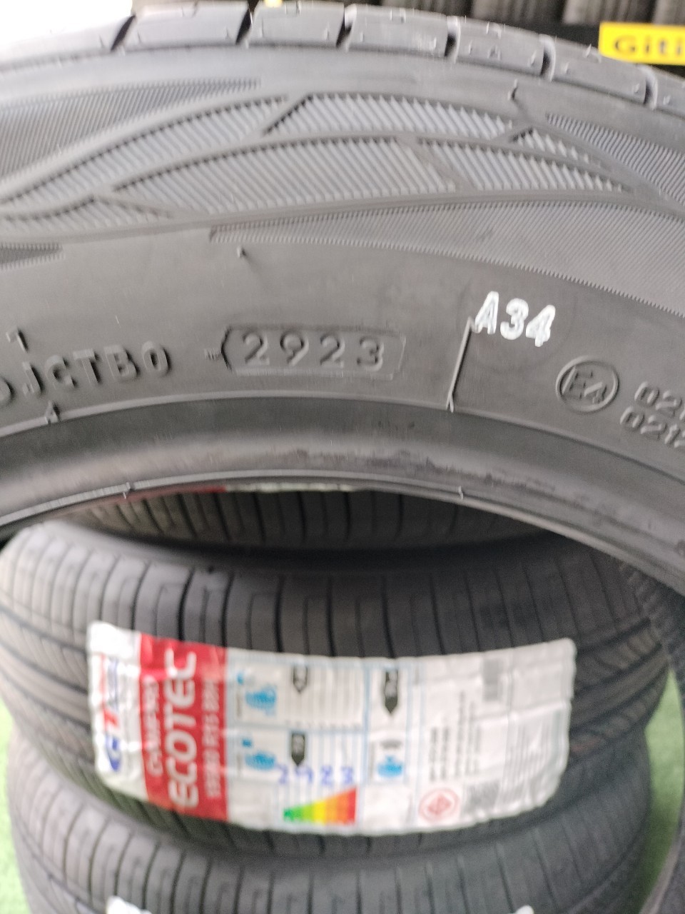 #GT Radial Champiro Ecotec 195/60R15 ยางใหม่ปี2023 ราคาโปรโมชั่น(4เส้น)