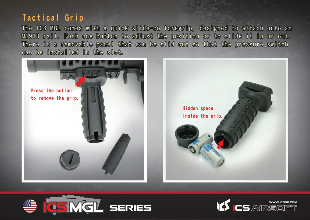 ICS-192 MGL L Retractable Stock (Metal Handguard) (สินค้าตัวโชว์)