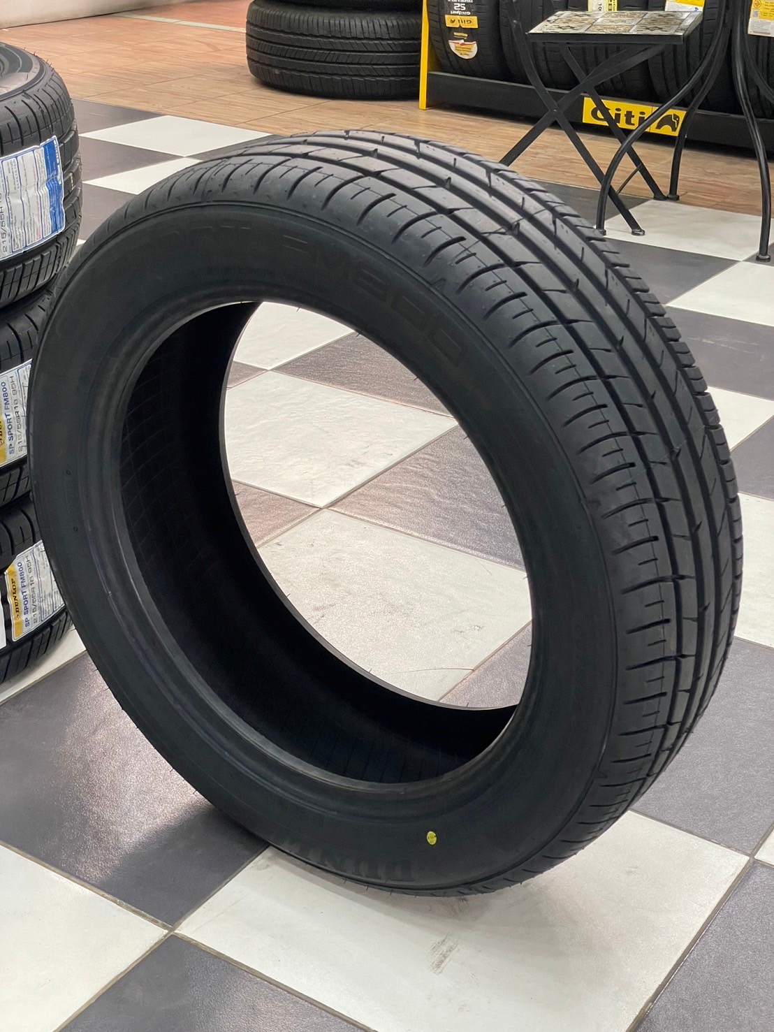 🔥ราคาโปรโมชั่น🔥🔥🔥 ยางใหม่ DUNLOP SP SPORT FM800 215/55R18 ยางใหม่ปี2024