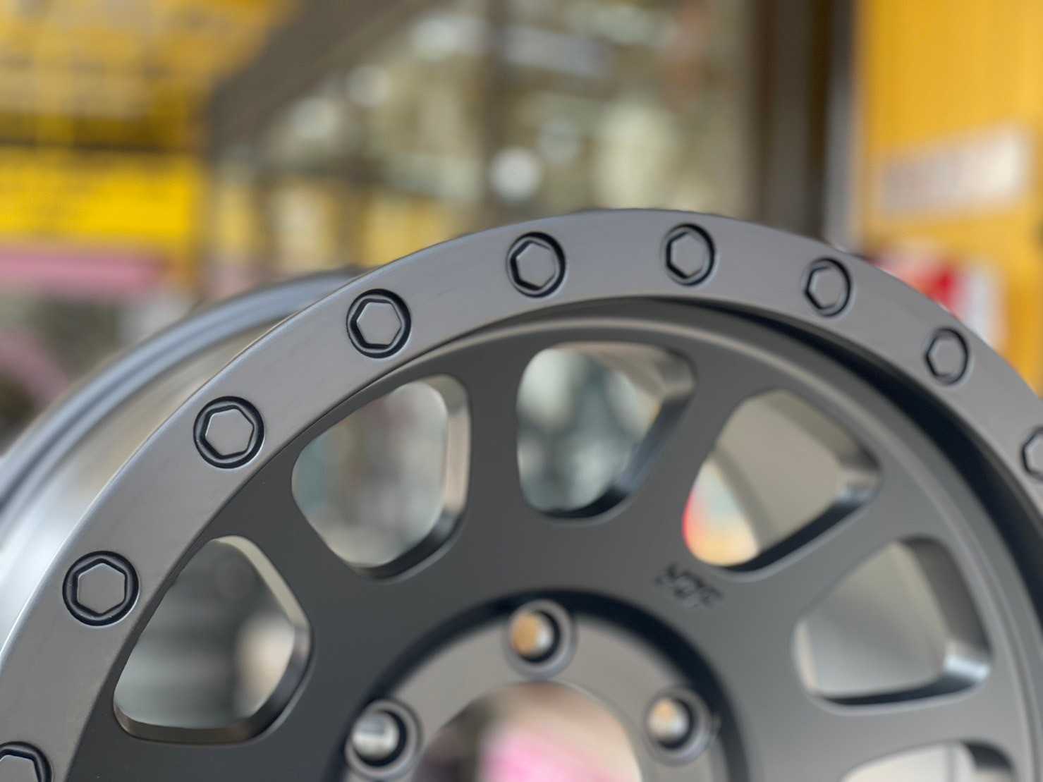 #ล้อแม็กซ์ใหม่ขอบ16 ลายออฟโรด #ระฆังคว่ำ #Model_HF268B 16x8.5 ET0 6x139.7 สีดำด้าน