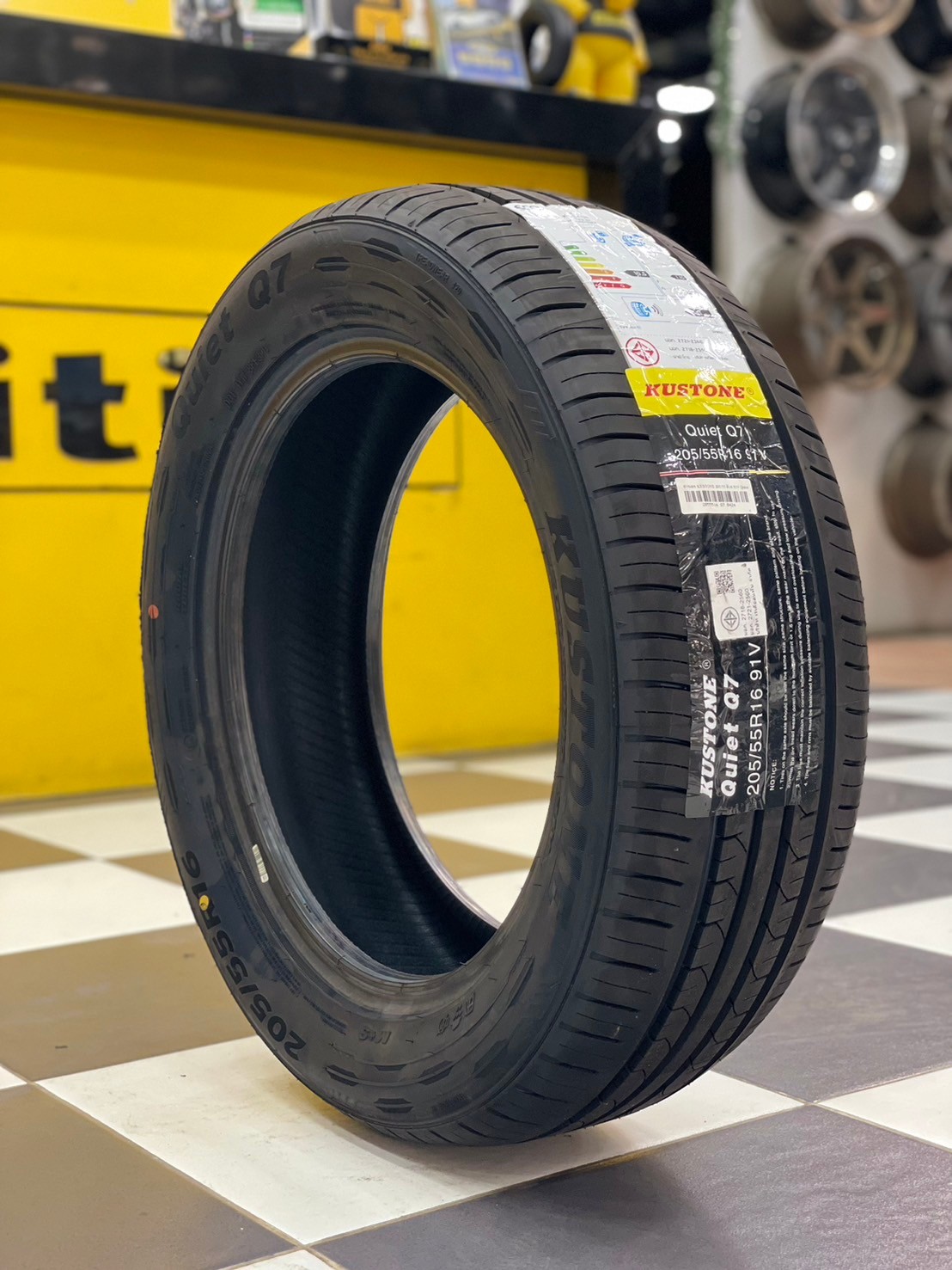 ยางใหม่คูสโตน KUSTONE Quiet Q7 205/55R16 ยางใหม่ปี2024