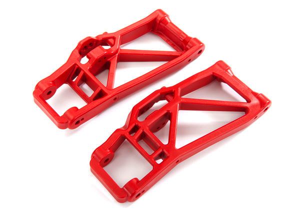 8930R Suspension arm, lower, red (left and right, front or rear) (2)
