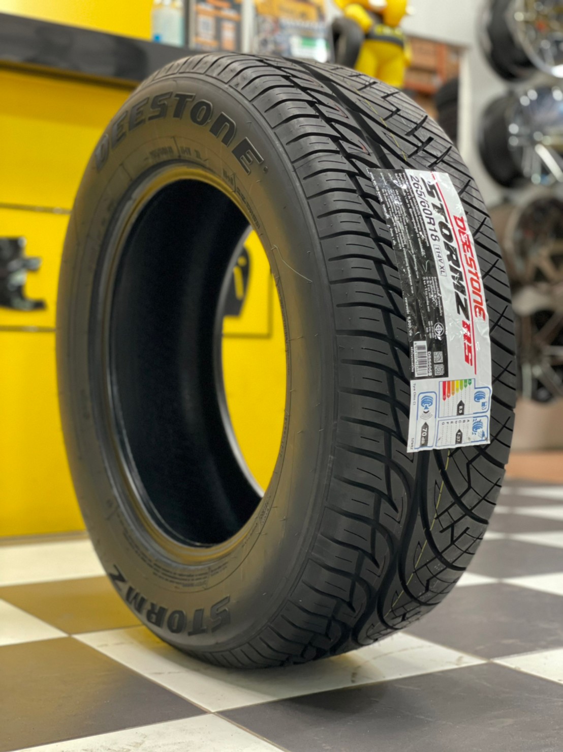 DEESTONE STORMZ RS 265/60R18 ยางใหม่สปอร์ตลายซิ่ง ยางใหม่ล่าสุด แก้มขาว