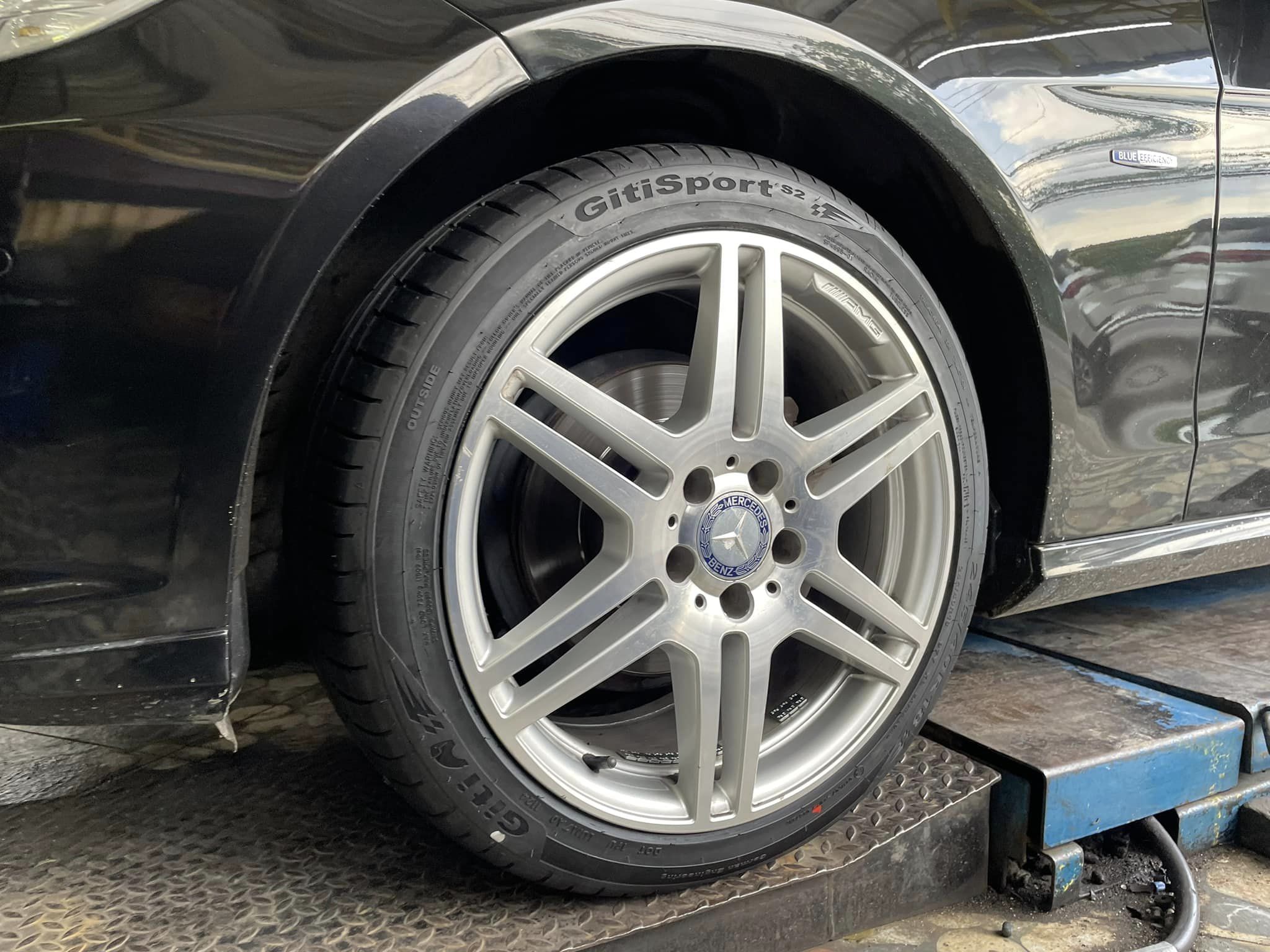 🚗#BENZ_E220🚘 🛞#ยางจีที #ยางสปอร์ตสมรรถนะการขับขี่สูง 🛞 🛞#Giti_SportS2 245/40R18🛞 🛠 #Giti_SportS2 265/35R18🛞