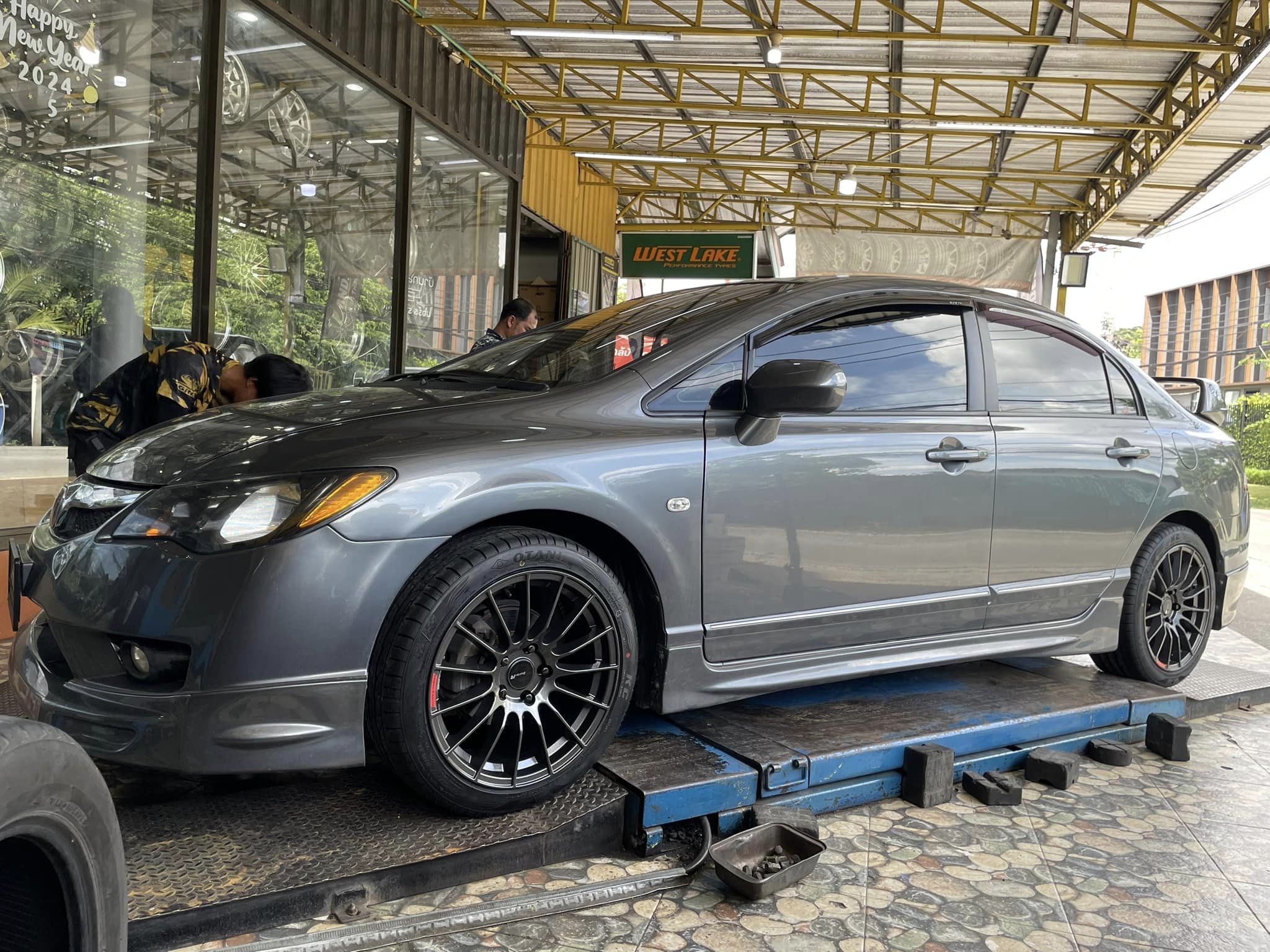 🚘 #HONDA_CIVIC❤️ #ล้อแม็กซ์ใหม่ #EmotionR_RSR 17X7.5 ET35 5X114.3 DG