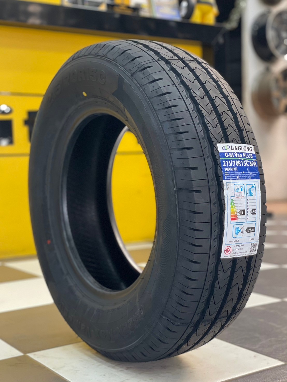 ยางหลิงหลง ยางผลิตไทย Linglong Vanplus 215/70R15 ยางใหม่ ปี2024