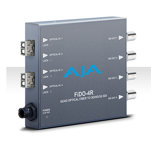 FiDO-4R-MM 4-Channel Multi-Mode LC Fiber to 3G-SDI Reciever