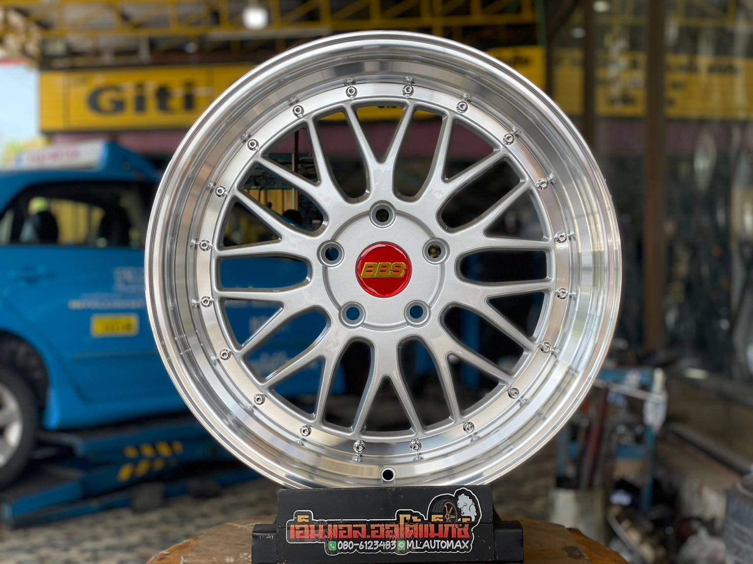 #ล้อแม็กซ์ขอบ18 #BBS_LMR 18x8.5 ET33 5x120 18x9.5 ET35 5x120 SIL