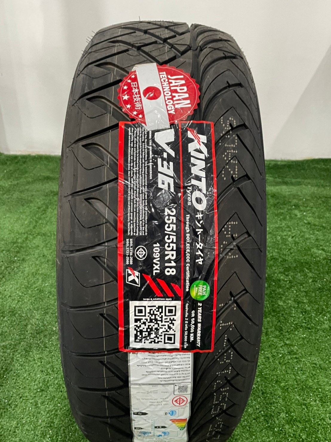 Kinto V36 255/55R18 ยางใหม่ปี2022