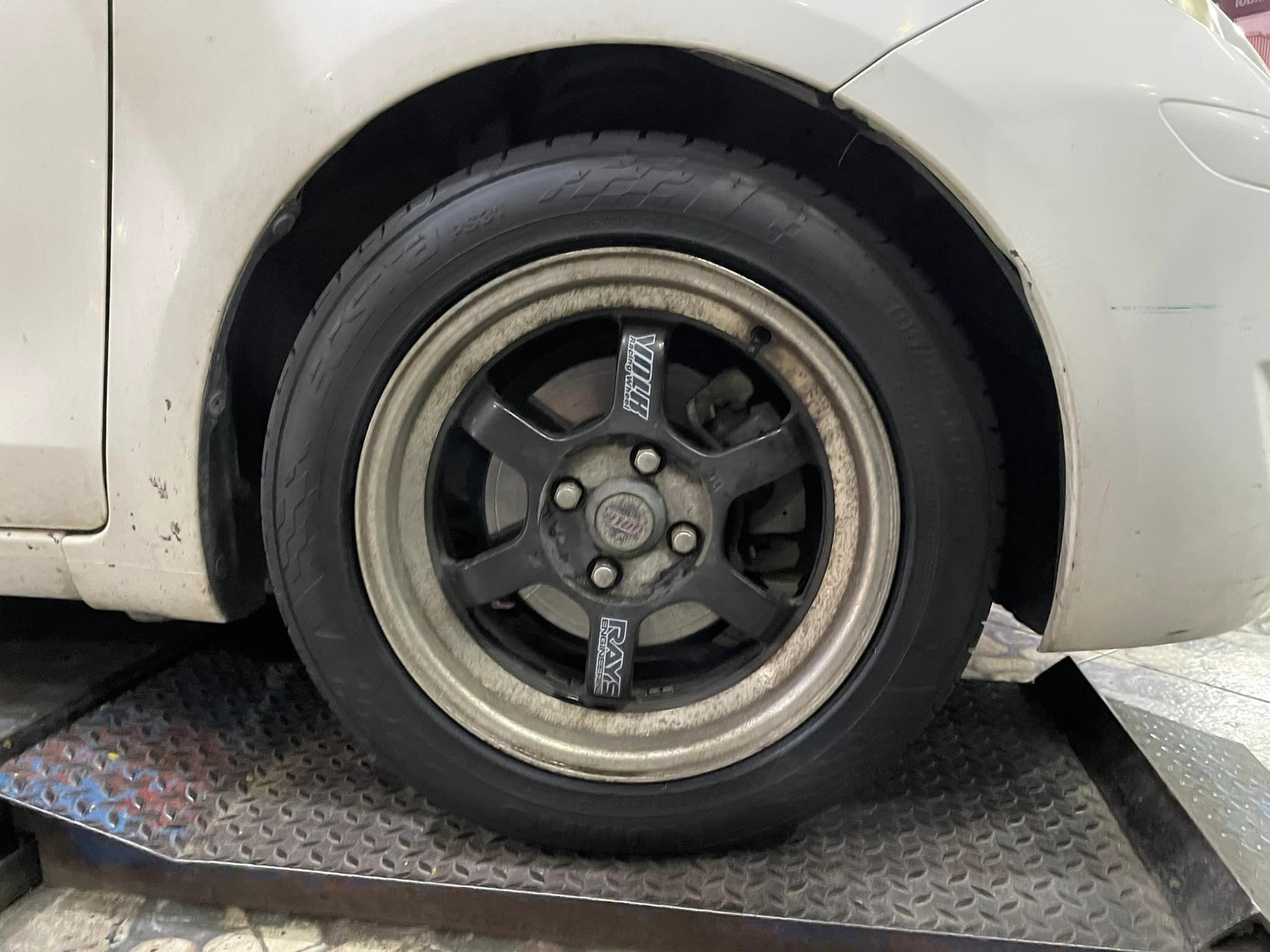 #TOYOTA_YARIS เปลี่ยนยาง #KUMHO_PS31_195/55R15