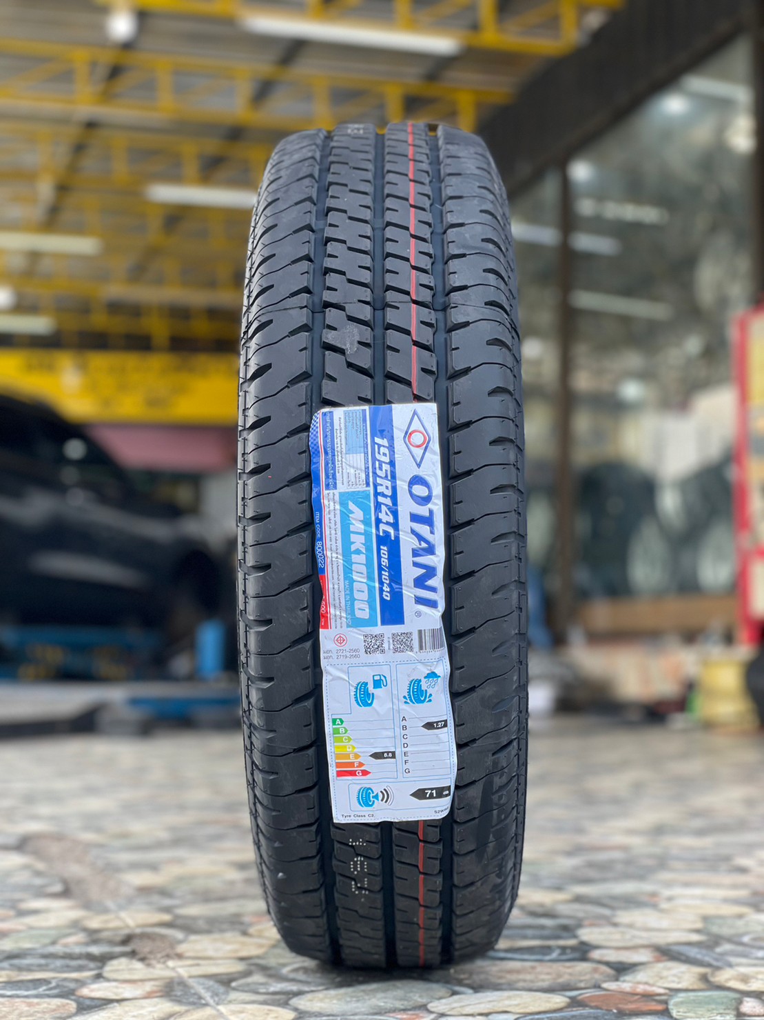 OTANI MK1000 195R14 ยางกระบะ บรรทุกคุณภาพดี ยางใหม่ปี2023